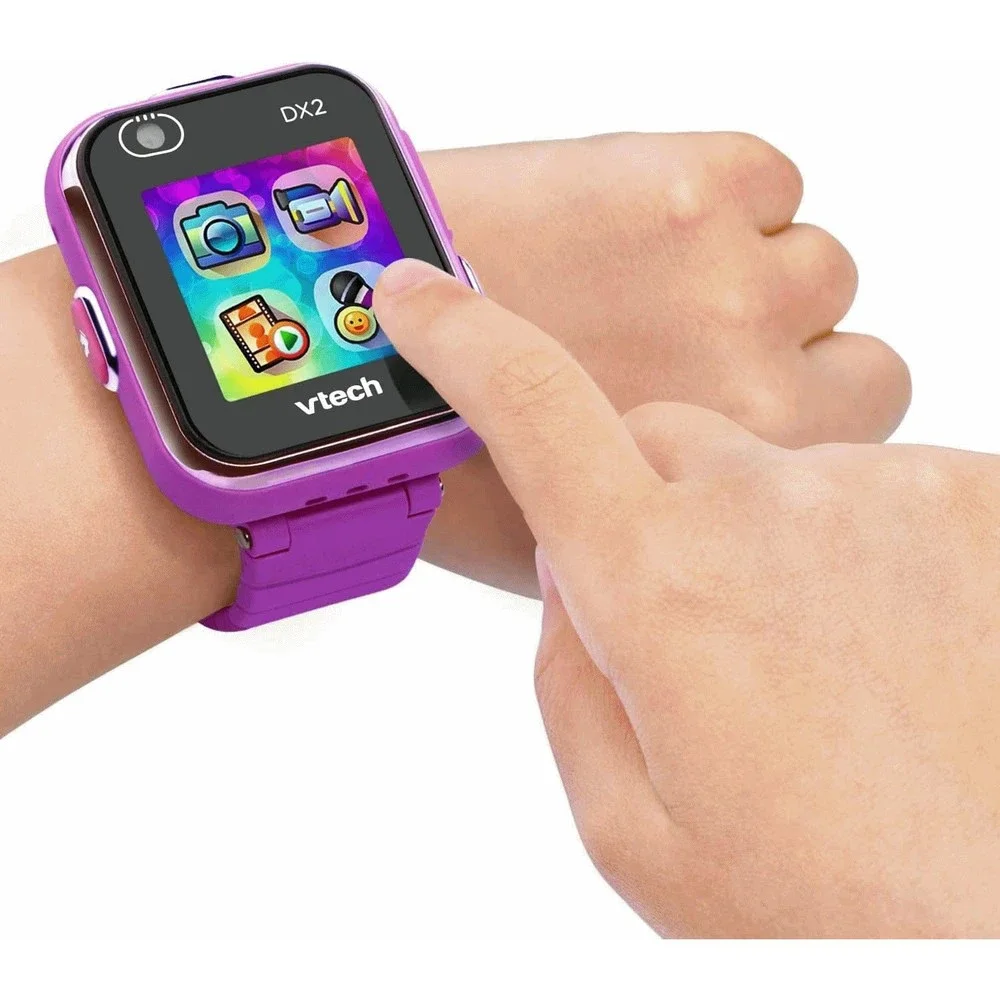 VTech KidiZoom Smartwatch DX2 Purple Smart Watch for Kids Camera Video Games NEW